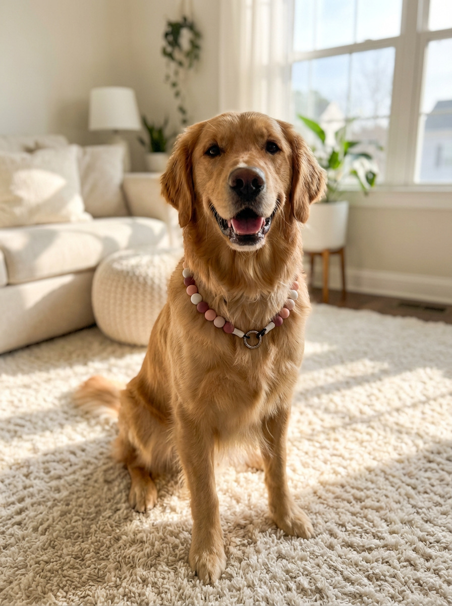 Boho Beaded Dog Collar Necklace