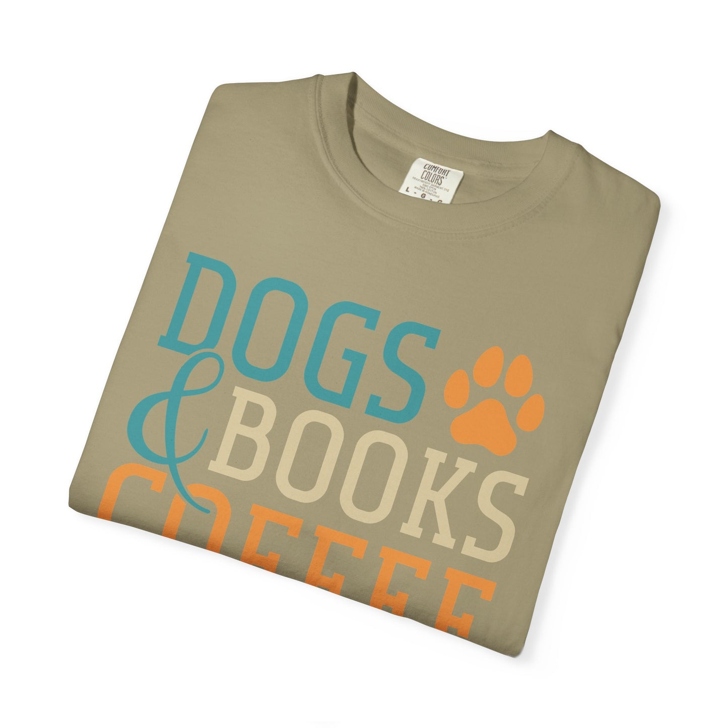 Dogs & Books Coffee T-Shirt | Unisex Garment-Dyed Tee | Perfect Gift for Dog Lovers, Bookworms, Coffee Enthusiasts, Casual Wear, [...]