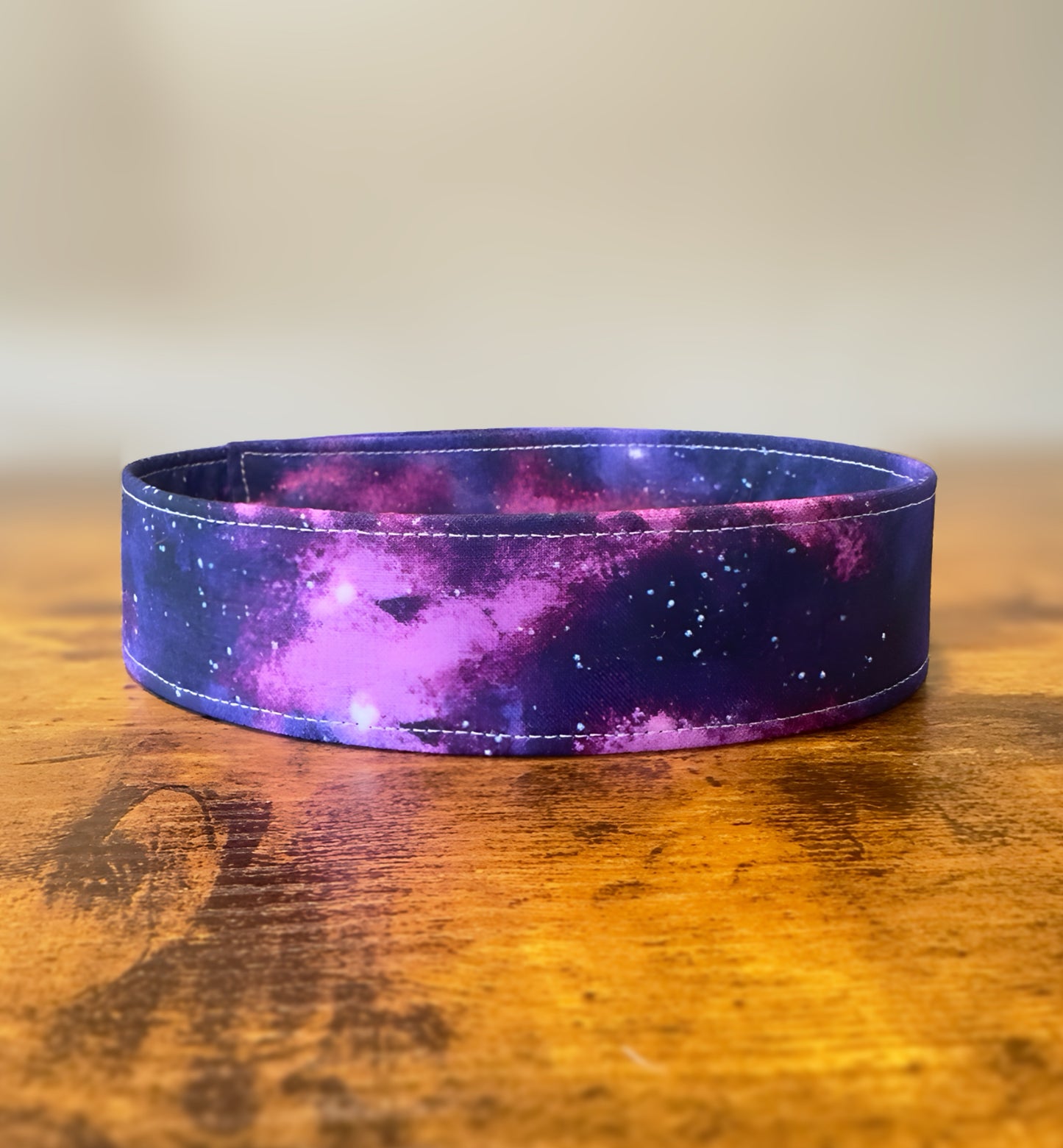 Purple Galaxy Outerspace Dog Collar