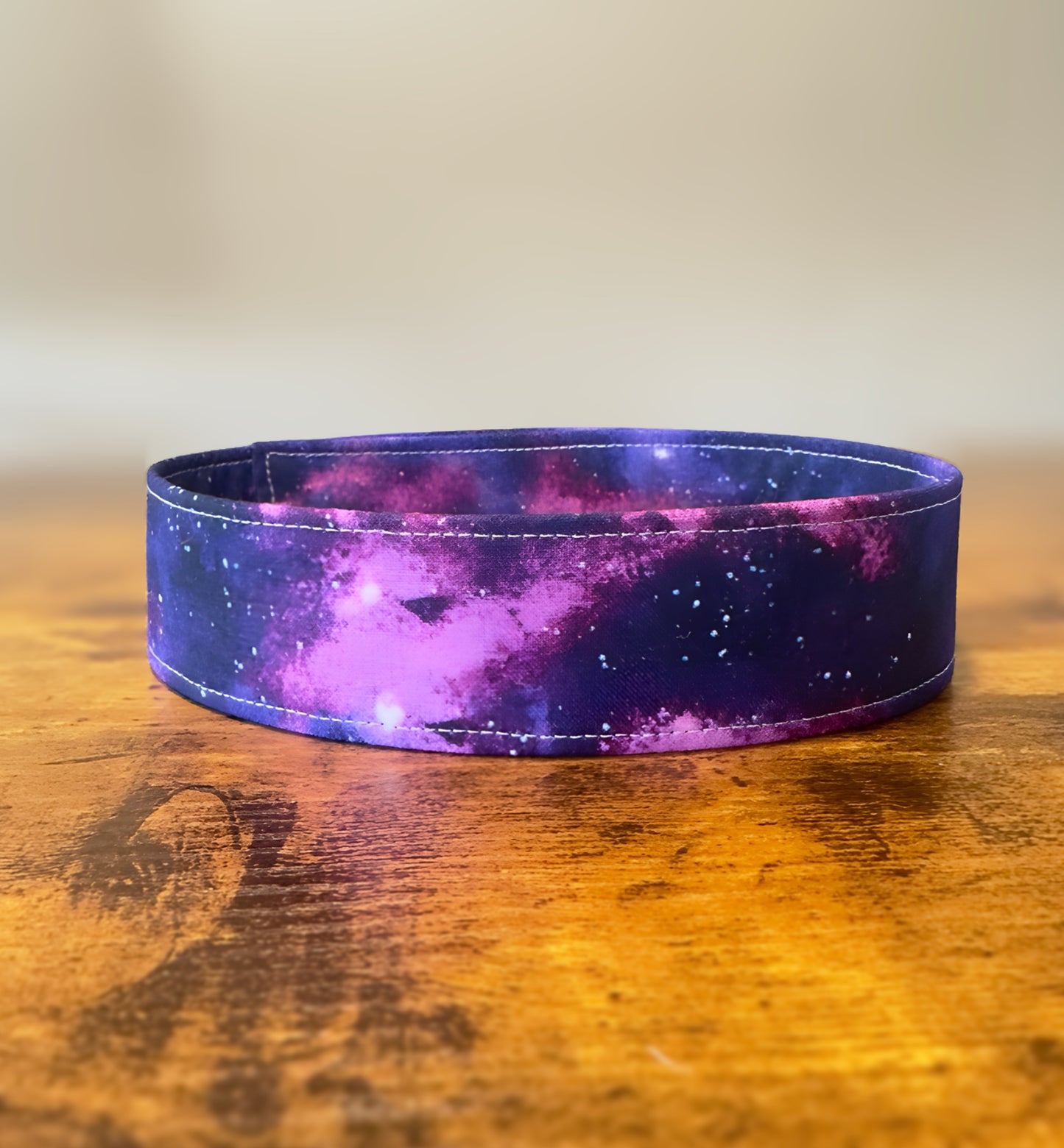 Purple Galaxy Outerspace Dog Collar