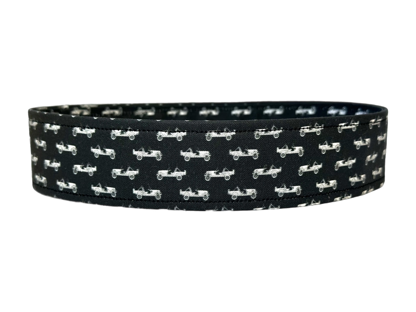 4x4 Off Road Trucks Black Adjustable Dog Collar Fabric Wrapped Dog Collar Vehicle Dog Collar