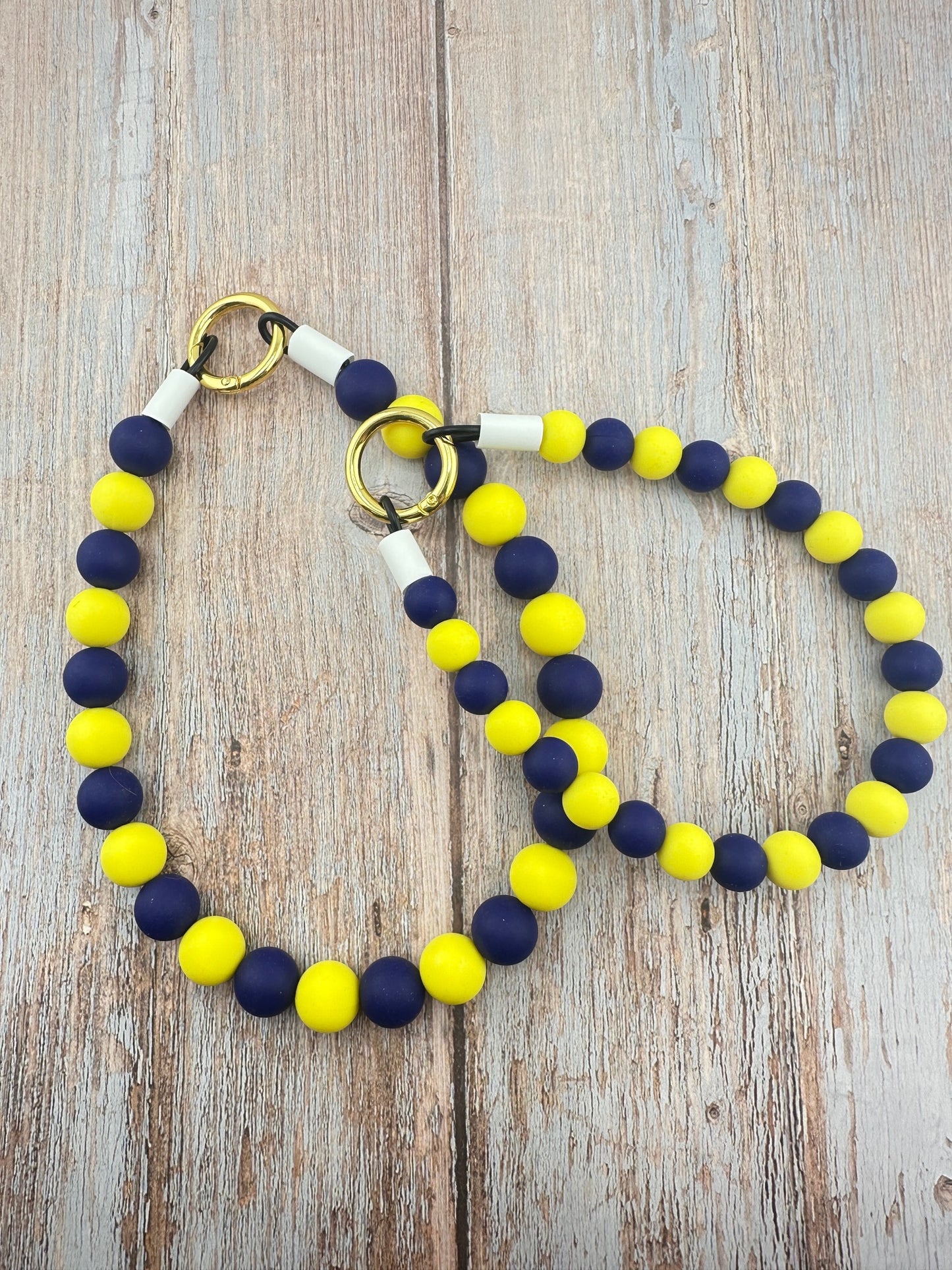 Personalized Design Your Favorite College Football Team Beaded Dog Necklace