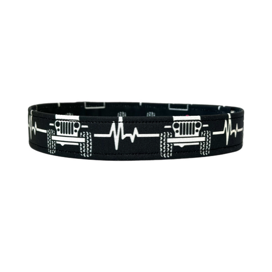 4x4 Off Road Trucks Adjustable Dog Collar Fabric Wrapped Dog Collar Vehicle Dog Collar