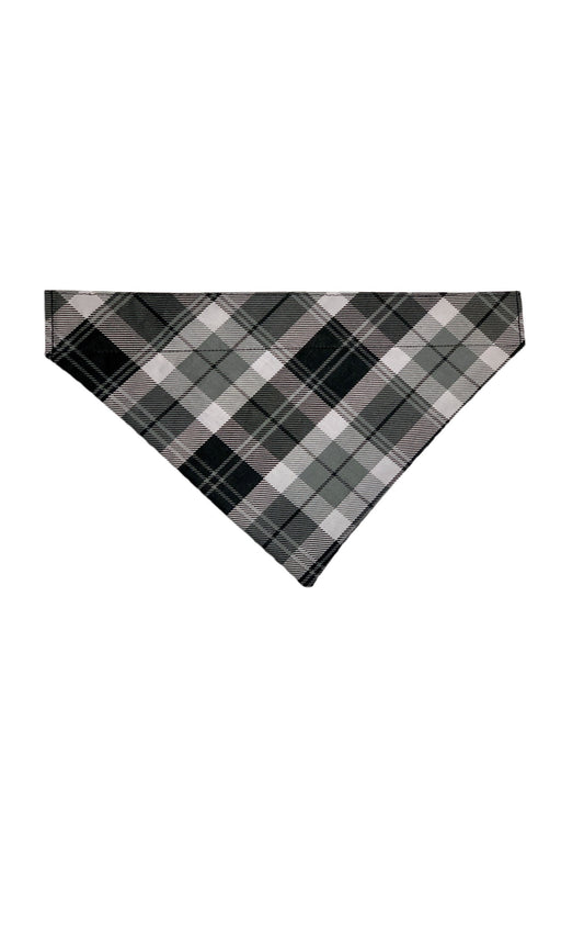 Black and White - Over the Collar Dog Bandana