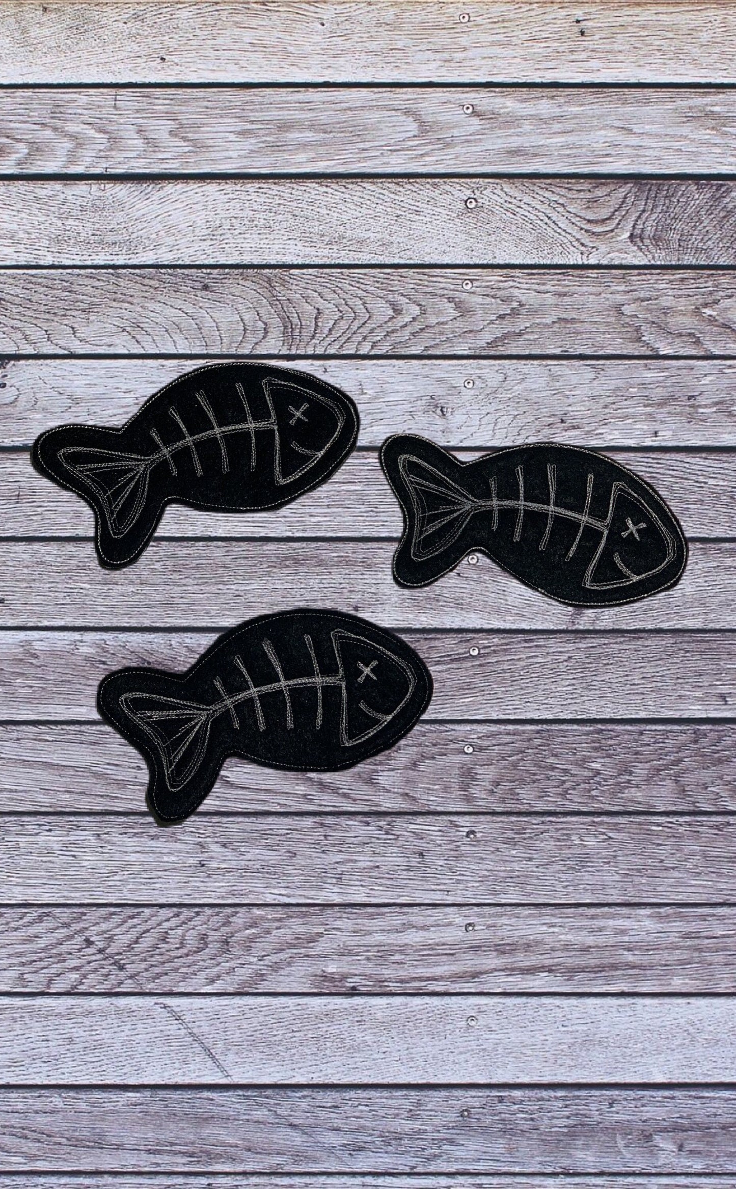 Skeleton Fish catnip cat toy